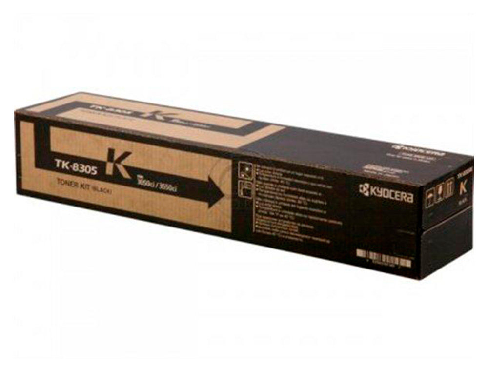 KYOCERA - Toner tk 8305k taskalfa 3050ci / 3051ci / 3550ci / 3551ci negro 25000 paginas (Ref. 1T02LK0NL1)