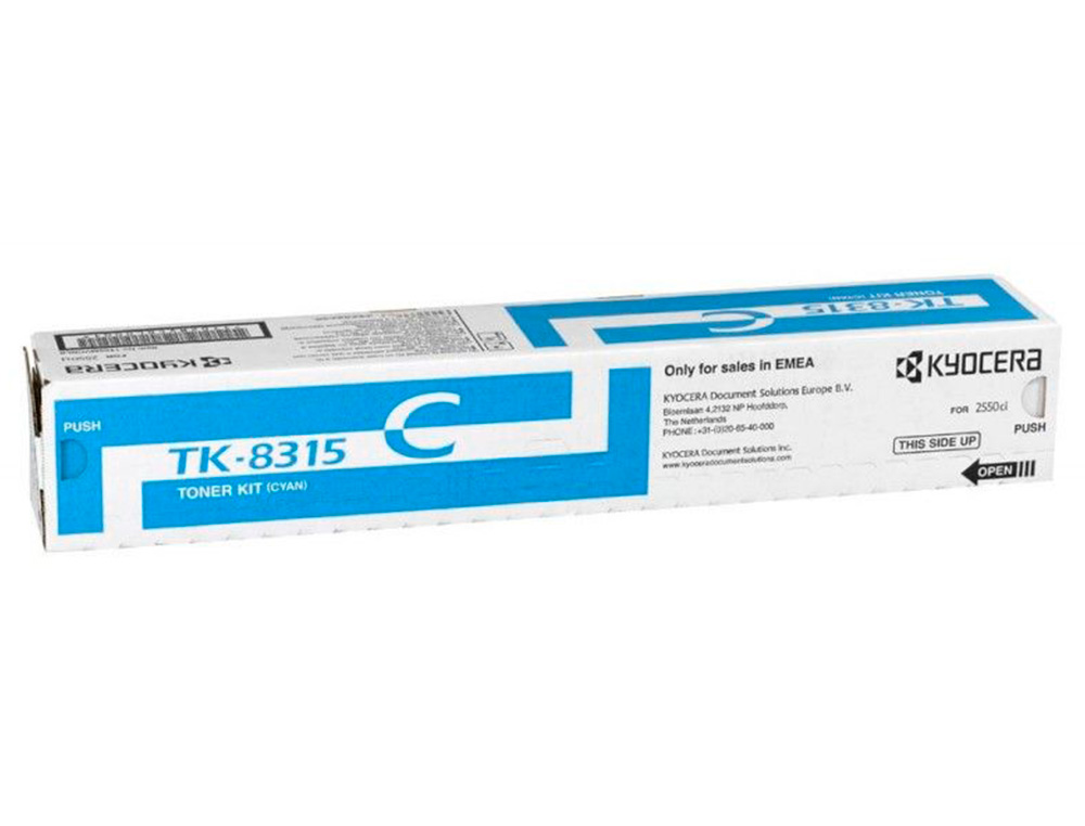 KYOCERA - Toner tk 8315c taskalfa 2550ci cian 6000 paginas (Ref. 1T02MVCNL0)
