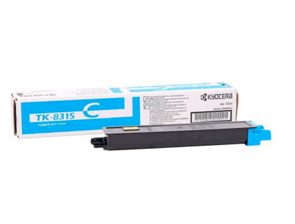 KYOCERA - Toner tk 8315c taskalfa 2550ci cian 6000 paginas (Ref. 1T02MVCNL0)