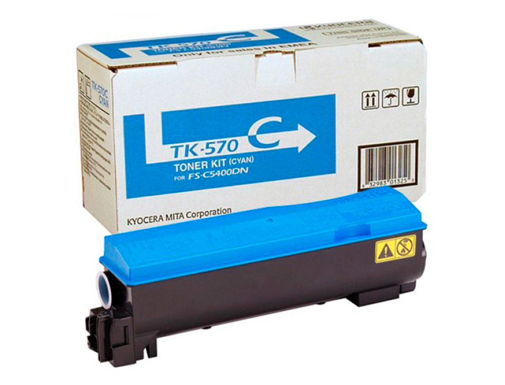 KYOCERA - Toner toner laser tk570c para fs-5400 cian (Ref. 1T02HGCEU0)