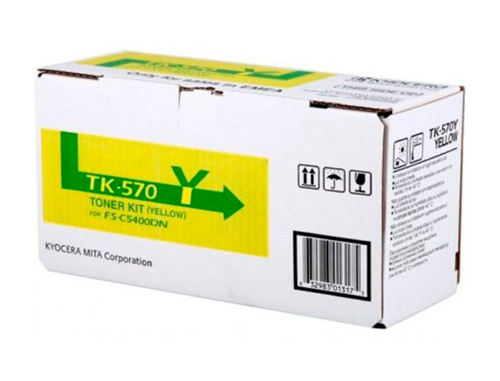 KYOCERA - Toner toner laser tk570y para fs-5400 amarillo (Ref. 1T02HGAEU0)