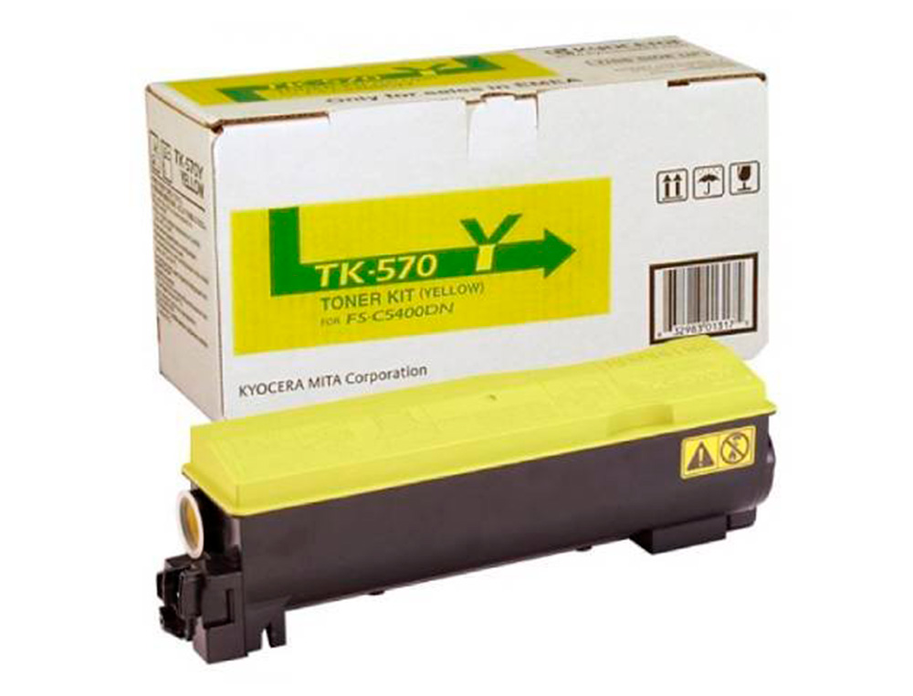 KYOCERA - Toner toner laser tk570y para fs-5400 amarillo (Ref. 1T02HGAEU0)