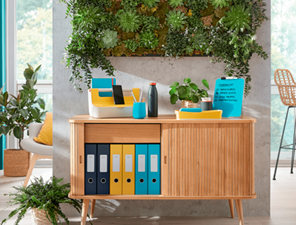 LEITZ - Bandeja sobremesa plastico cosy set de 2 unidades gris 274x81x407 mm (Ref. 53581089)