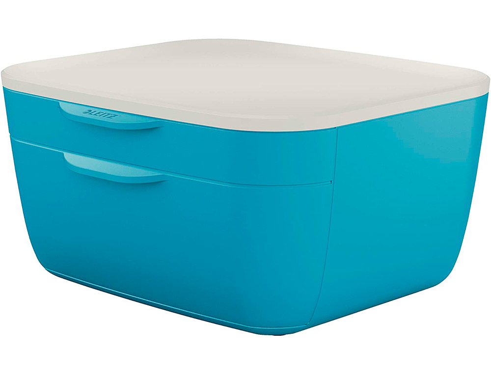 LEITZ - Fichero cajones de sobremesa cosy 2 cajones azul (Ref. 53570061)