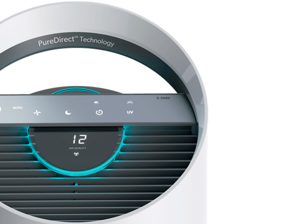 LEITZ - Purificador de aire trusens z-3000 con filtro epa y luz ultravioleta 285x720x285 mm (Ref. 2415114EU)