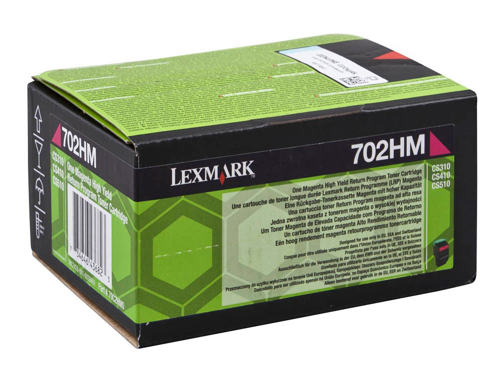 LEXMARK - Toner laser 702hme cs310dn / cs410 dn magenta 3000 paginas (Ref. 70C2HME)