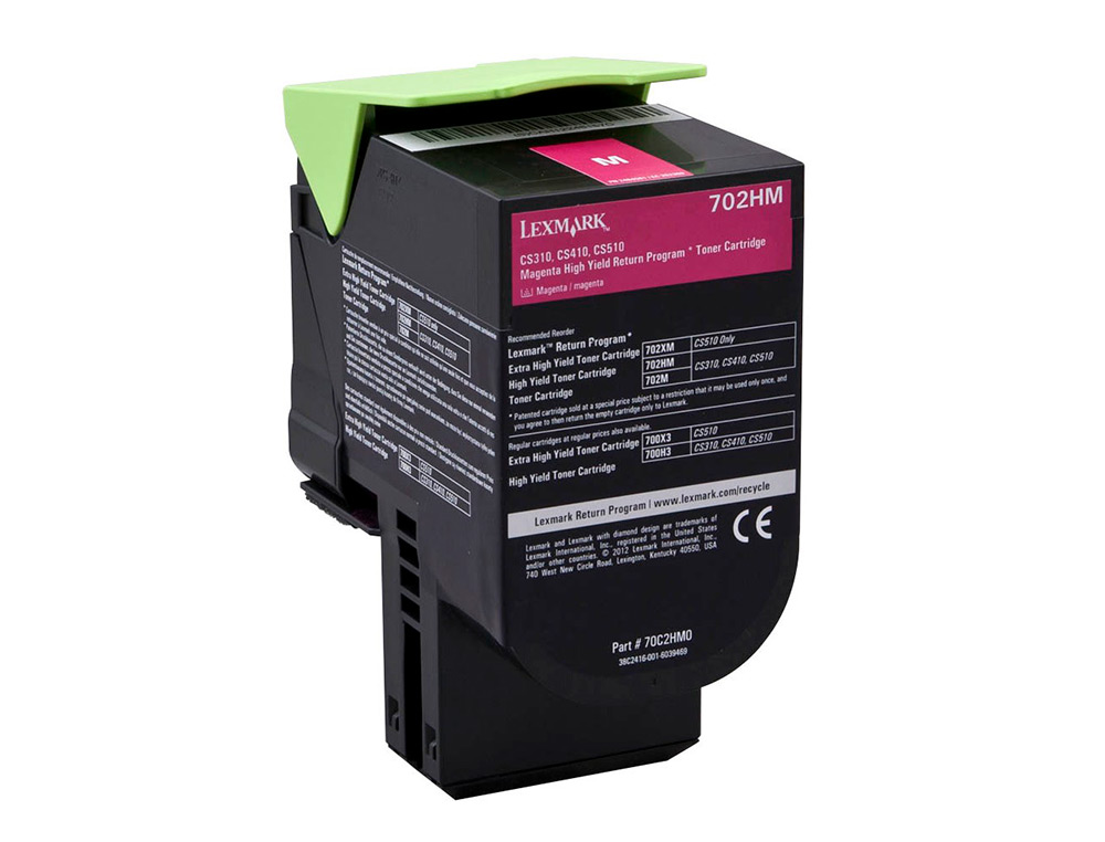 LEXMARK - Toner laser 702hme cs310dn / cs410 dn magenta 3000 paginas (Ref. 70C2HME)