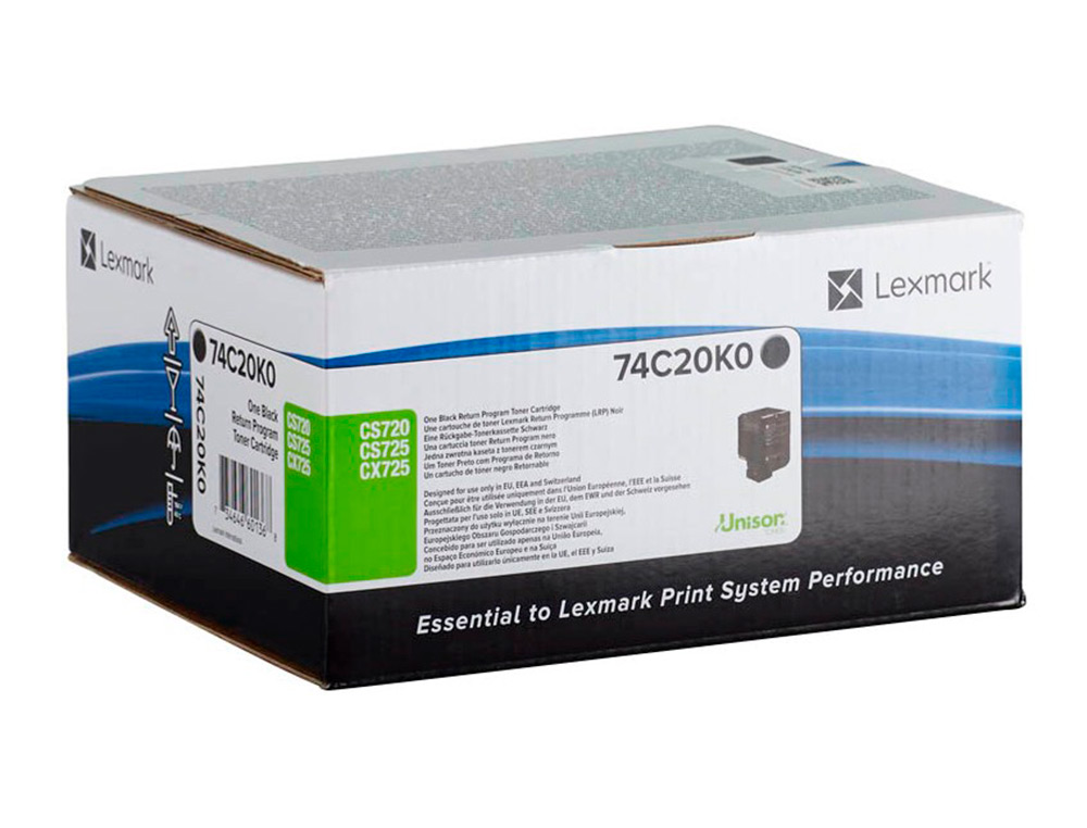 LEXMARK - Toner laser 74c2sk0 / cx725de / cs720de / cs725de negro 7000 paginas (Ref. 74C2SK0)