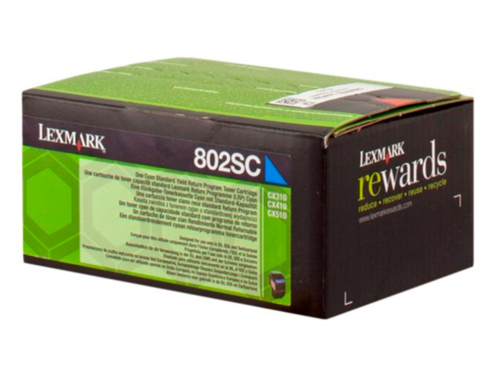 LEXMARK - Toner laser 80c2sce cian 2000 paginas (Ref. 80C2SCE)