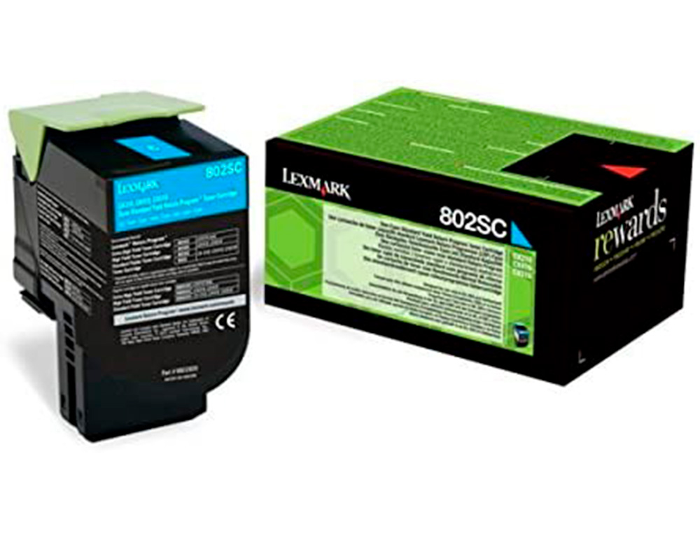 LEXMARK - Toner laser 80c2sce cian 2000 paginas (Ref. 80C2SCE)