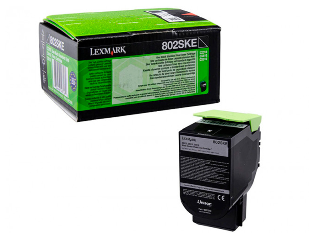 LEXMARK - Toner laser 80c2ske negro 2500 paginas (Ref. 80C2SKE)