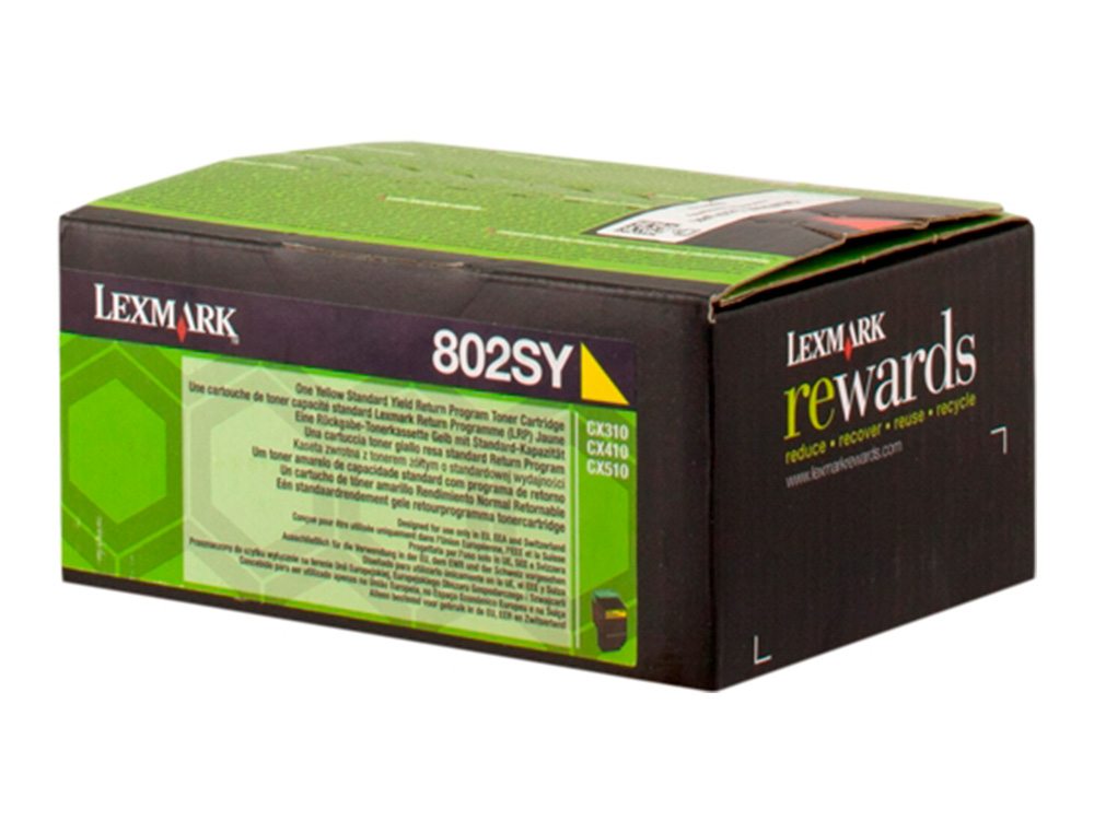 LEXMARK - Toner laser 80c2sye amarillo 2000 paginas (Ref. 80C2SYE)