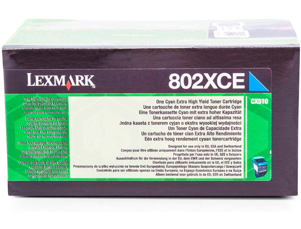 LEXMARK - Toner laser 80c2xcecian 4000 paginash (Ref. 80C2XCE)