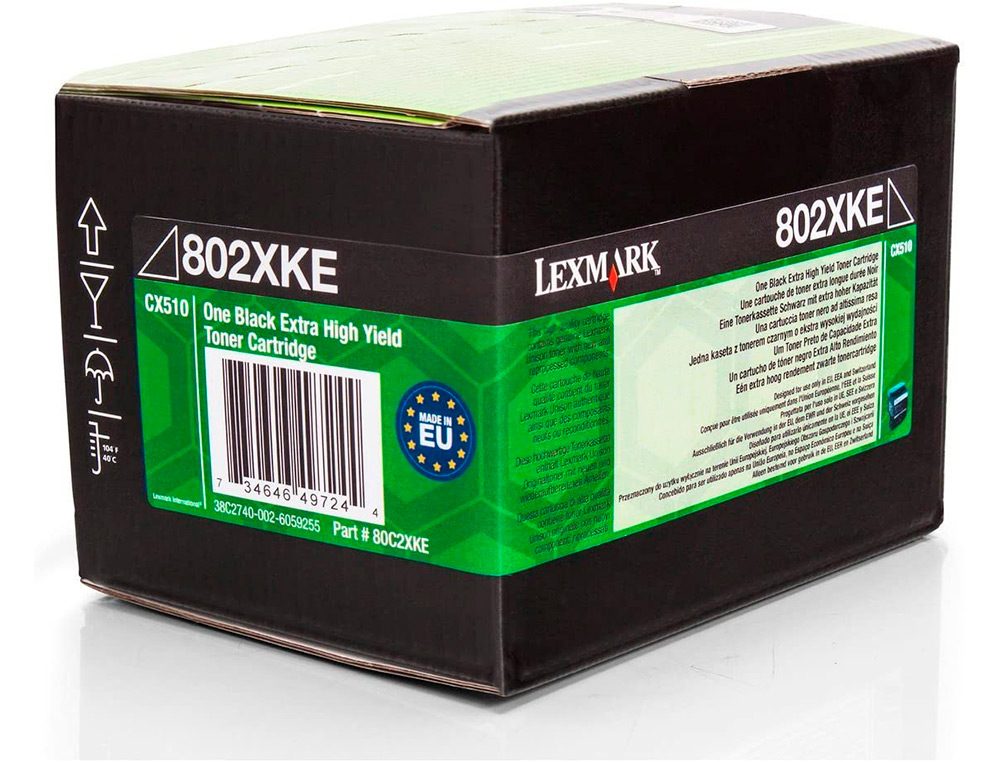 LEXMARK - Toner laser 80c2xke negro 8000 paginas (Ref. 80C2XKE)
