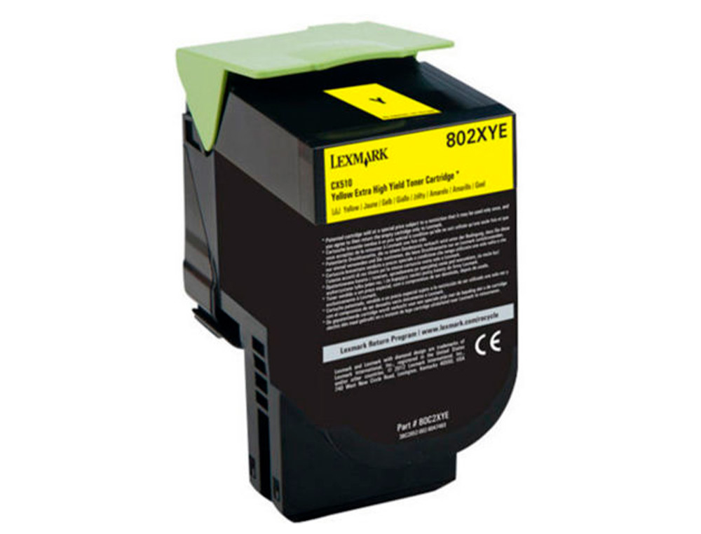 LEXMARK - Toner laser 80c2xye amarillo 4000 paginas (Ref. 80C2XYE)