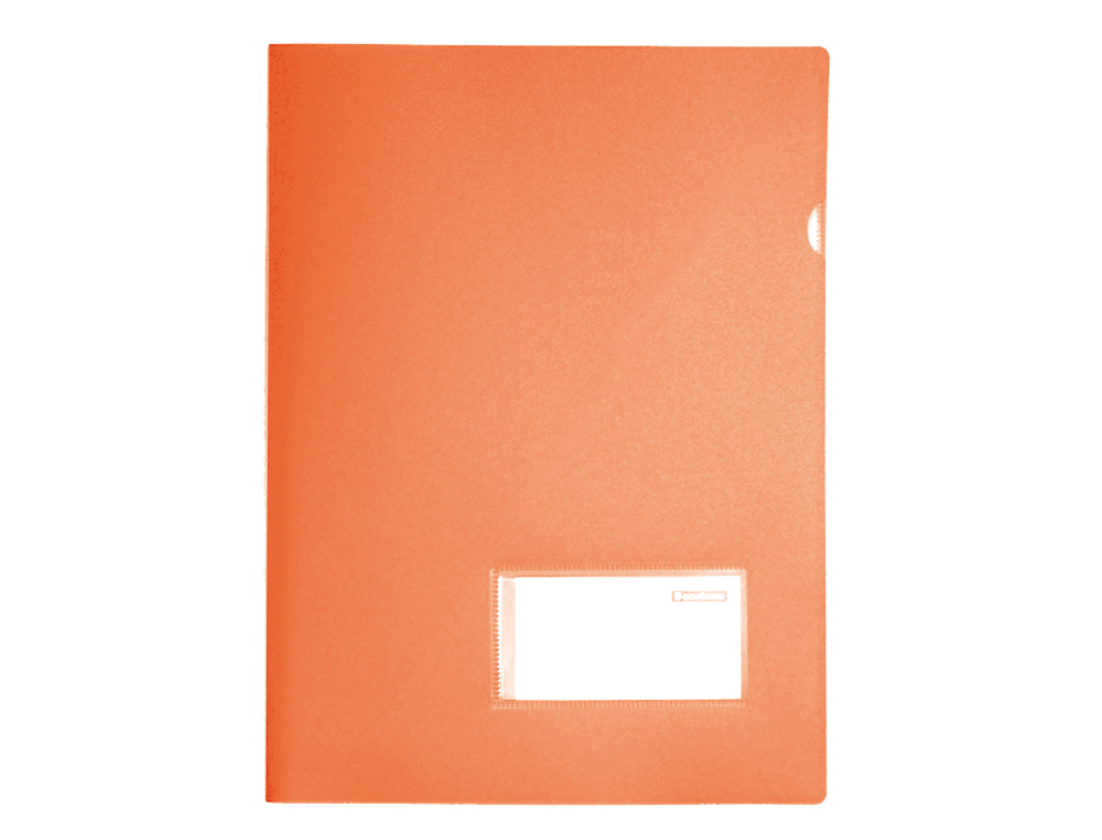 LIDERPAPEL - Carpeta dossier A4 u ero naranja fluor opaco (Ref. BL26)