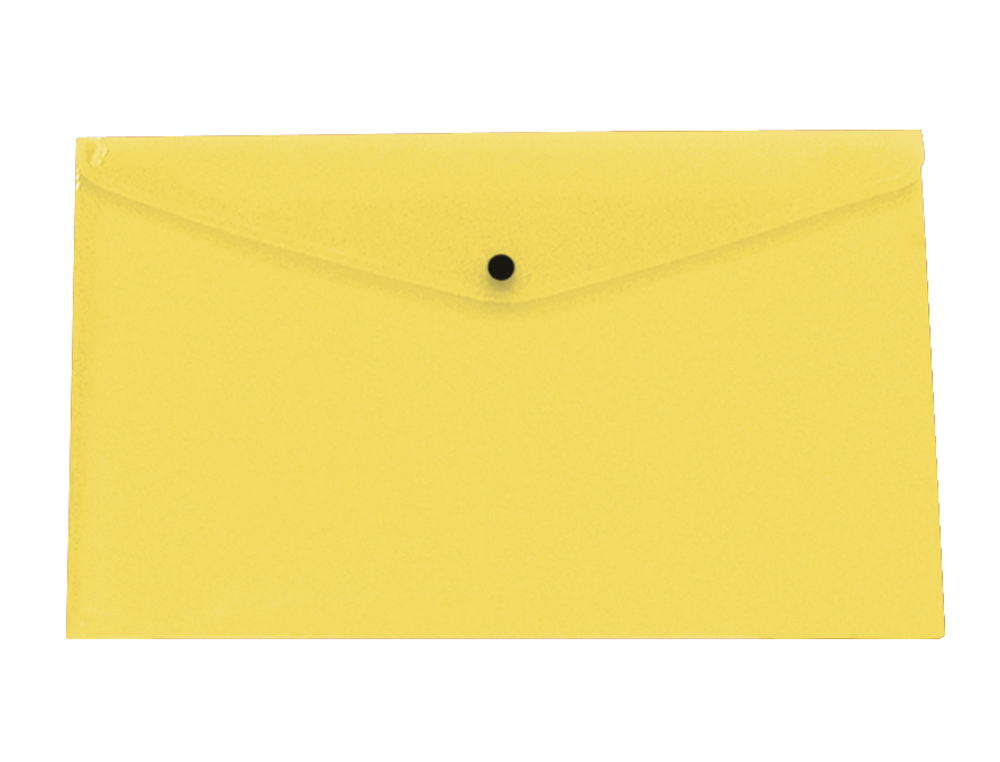LIDERPAPEL - Carpeta dossier broche polipropileno din A4 amarillo fluor opaco 50 hojas (Ref. DS70)