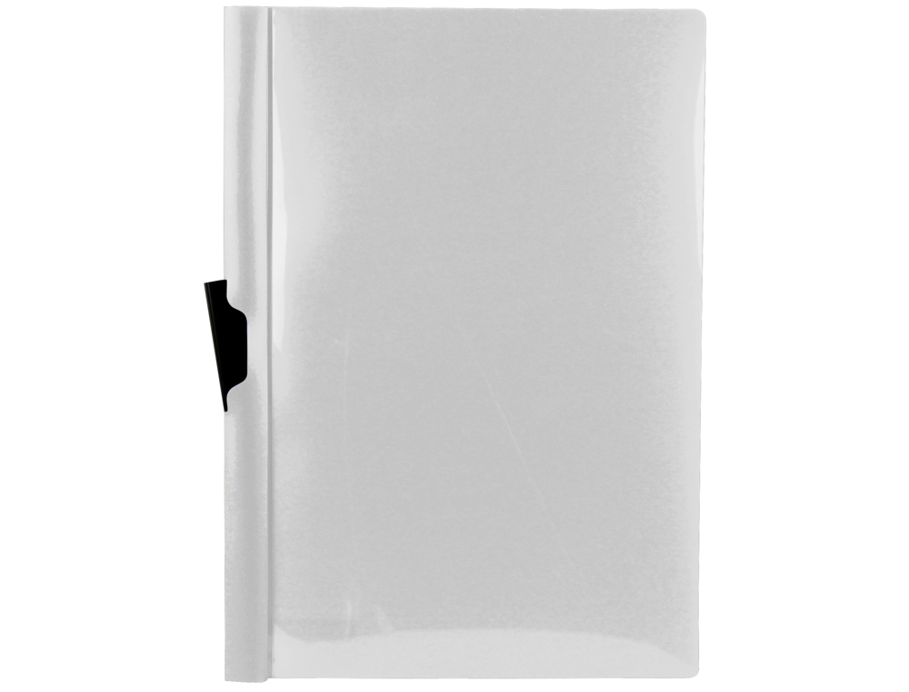 LIDERPAPEL - Carpeta dossier pinza lateral polipropileno din A4 transparente 30 hojas pinza deslizante (Ref. DP20)