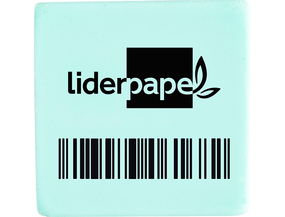 LIDERPAPEL - Goma para lapiz con forma cuadrada (Ref. ER13)