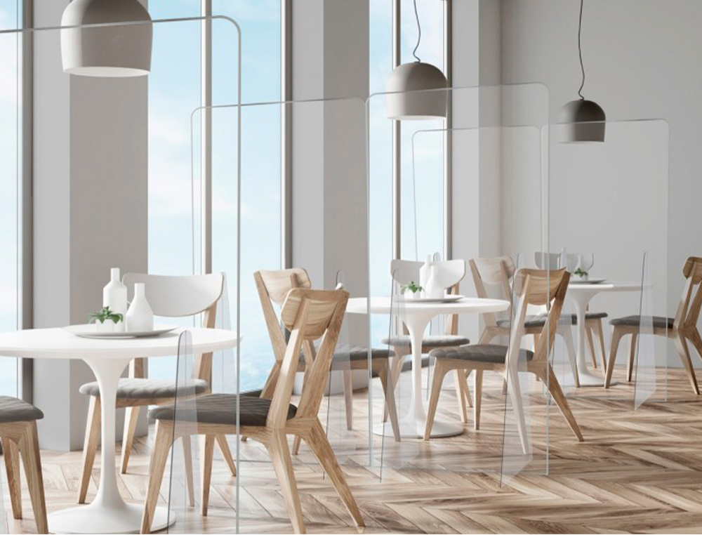 ARCHIVO 2000 - Pantalla de proteccion de pie metacrilato transparente 900x1850 mm (Ref. 42538M CS TP)