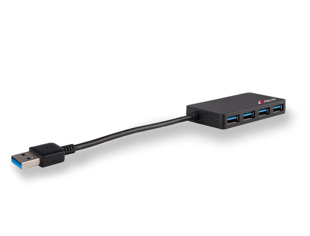 NGS - Hub usb 3.0 ihub con 4 puertos color negro (Ref. IHUB3.0)