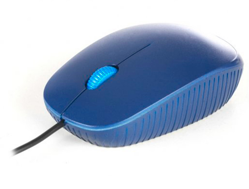 NGS - Raton wired flame optico con cable 1000 dpi ambidiestros usb color azul (Ref. FLAMEBLUE)