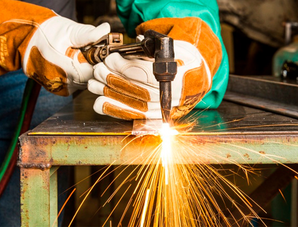 ARCHIVO 2000 - Pictograma obligatorio uso de guantes pvc azul luminiscente 210x297 mm (Ref. 6173-03 AZ)