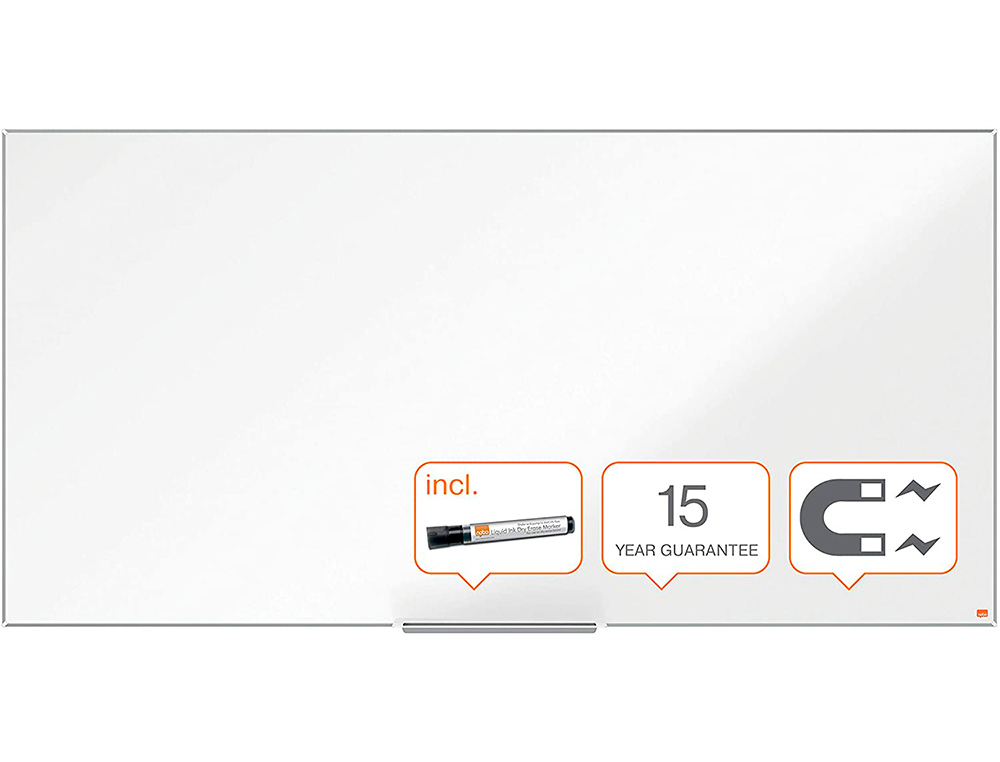 NOBO - Pizarra blanca nano clean ip pro lacada magnetica 1800x900 mm (Ref. 1915405)