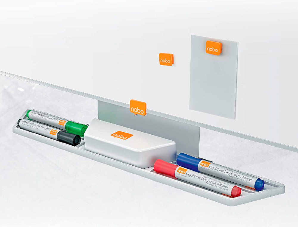 NOBO - Pizarra blanca nano clean ip pro lacada magnetica 600x450 mm (Ref. 1915401)
