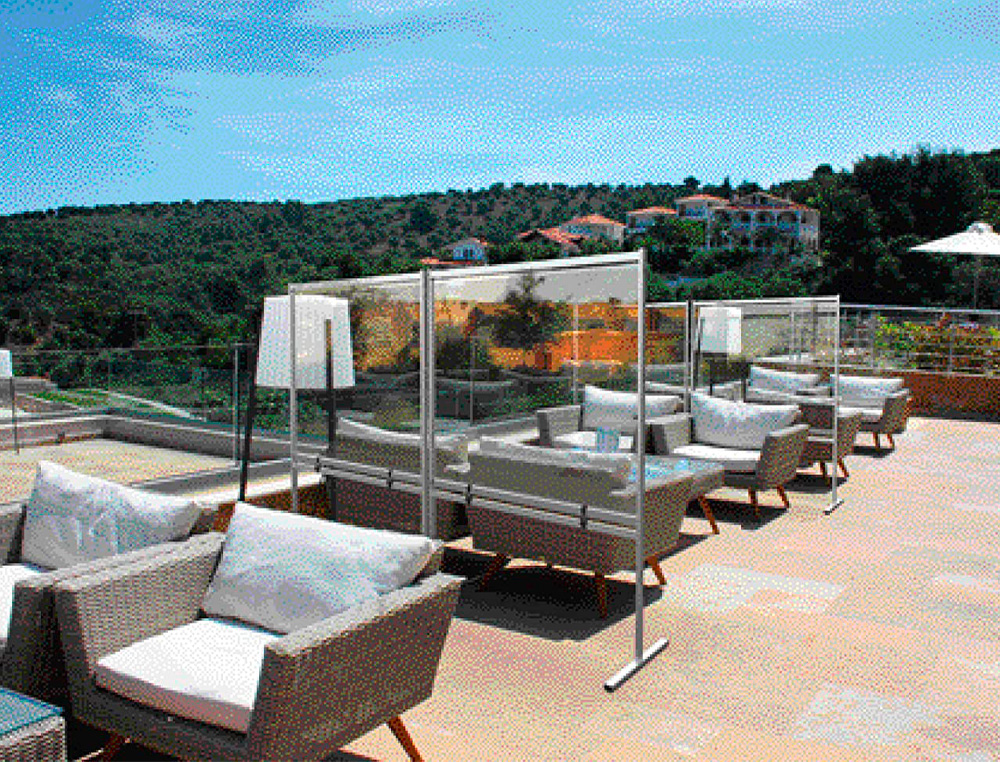 NOBO - Rueda giratoria para pantalla separadora premium plus pack de 4 unidades (Ref. 1915554)