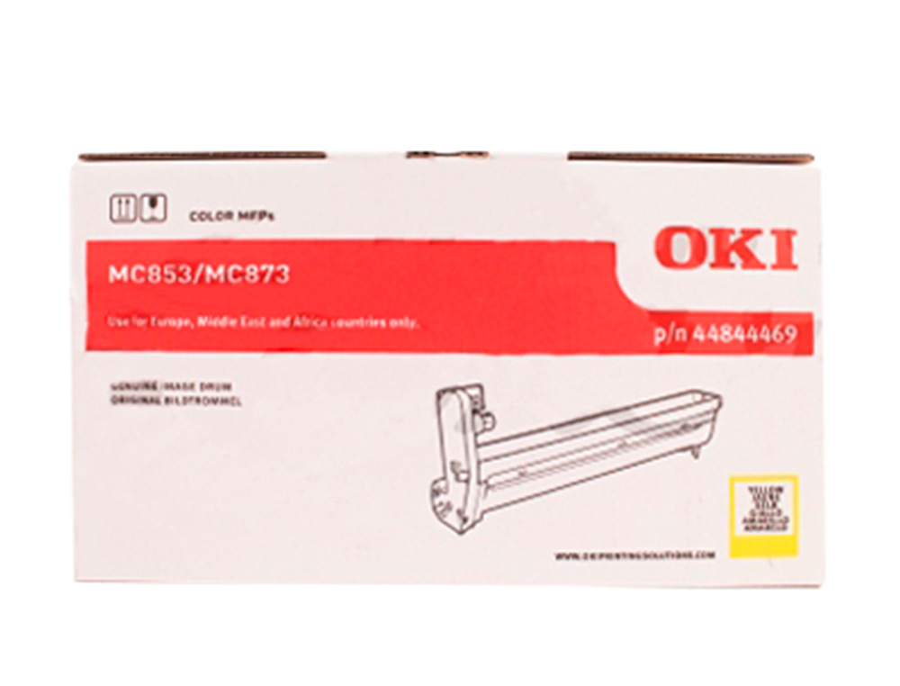 OKI - Tambor laser i mc853 / 873 amarillo 30000 paginas (Ref. 44844469)
