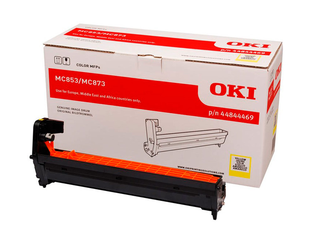 OKI - Tambor laser i mc853 / 873 amarillo 30000 paginas (Ref. 44844469)