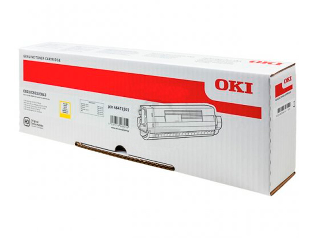OKI - Toner laser 46471101 amarillo 7000 paginas (Ref. 46471101)