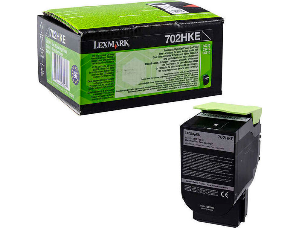 OKI - Toner laser lexmark 702hke negro 4000 paginas (Ref. 70C2HKE)
