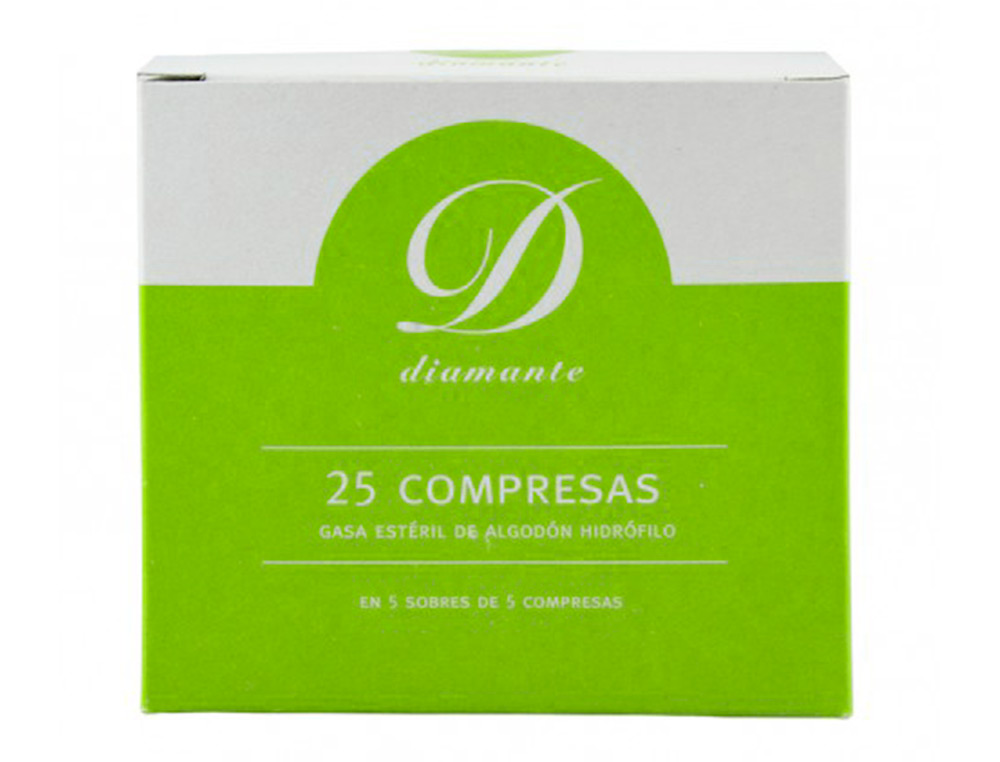 OTROS - Gasa esteril algodon hidrofilo caja de 25 unidades (Ref. 482265)