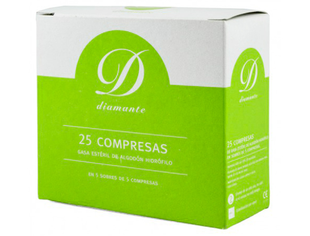 OTROS - Gasa esteril algodon hidrofilo caja de 25 unidades (Ref. 482265)