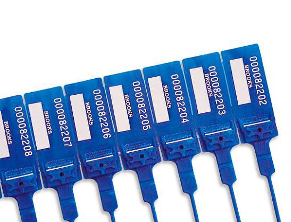 ARCHIVO 2000 - Precinto de seguridad para urna electoral pack de 10 unidades 2,5x240x8 mm (Ref. 6158P AZ-PREMIUM)