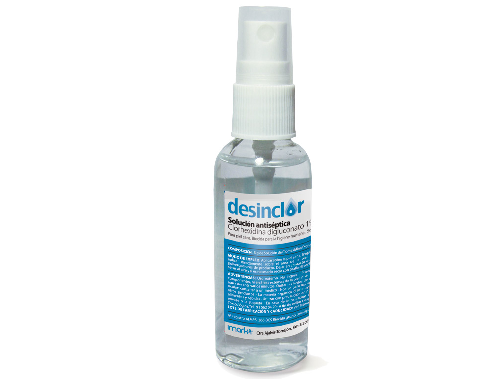 OTROS - Solucion antiseptica clorhexidina desinclor bote pulverizador de 30 ml (Ref. 2222)