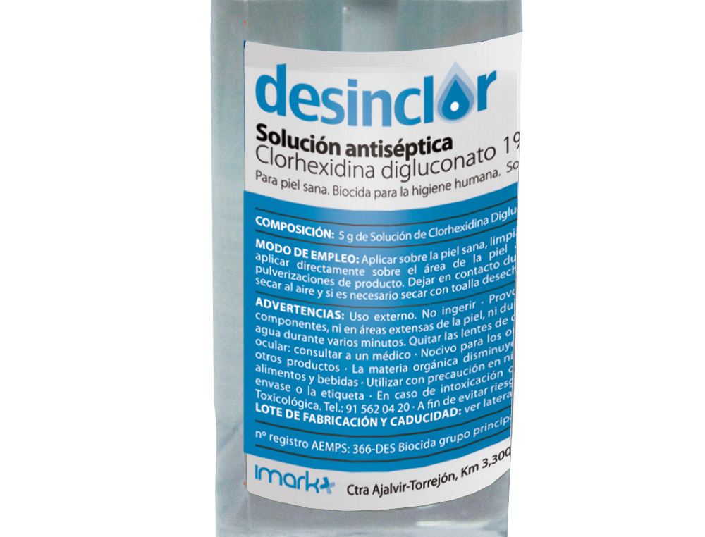OTROS - Solucion antiseptica clorhexidina desinclor bote pulverizador de 30 ml (Ref. 2222)