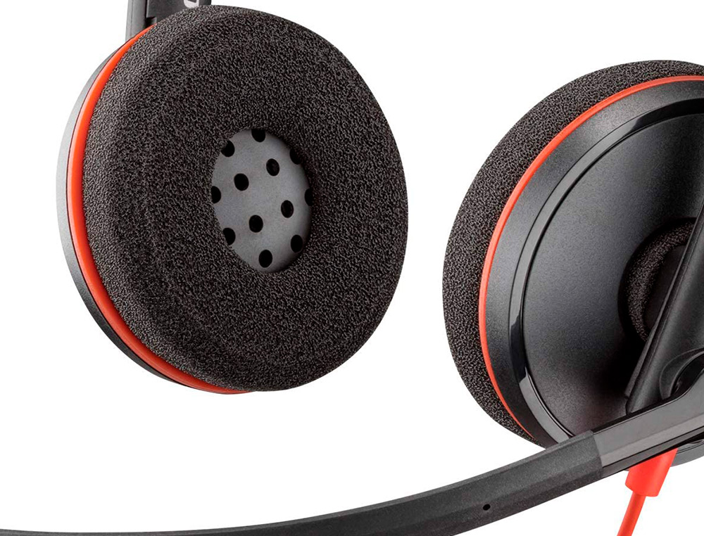 PLANTRONICS - Auricular blackwire 3320 diadema biaural cable usb-a con microfono (Ref. 213934-01)