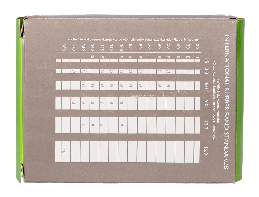 Q-CONNECT - Bandas elasticas 100 gr 120x10 mm numero 12 (Ref. KF14648)