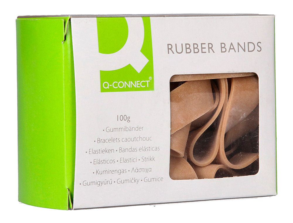 Q-CONNECT - Bandas elasticas 100 gr 150x10 mm numero 15 (Ref. KF14649)