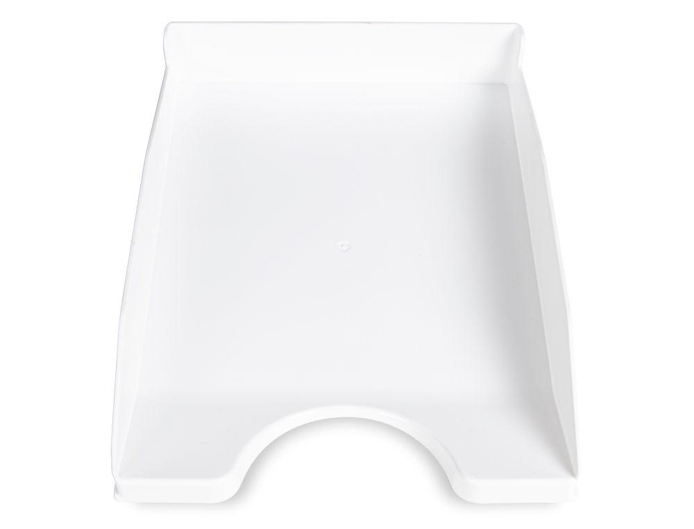 Q-CONNECT - Bandeja sobremesa plastico blanco opaco 240x70x340 mm (Ref. KF17248)