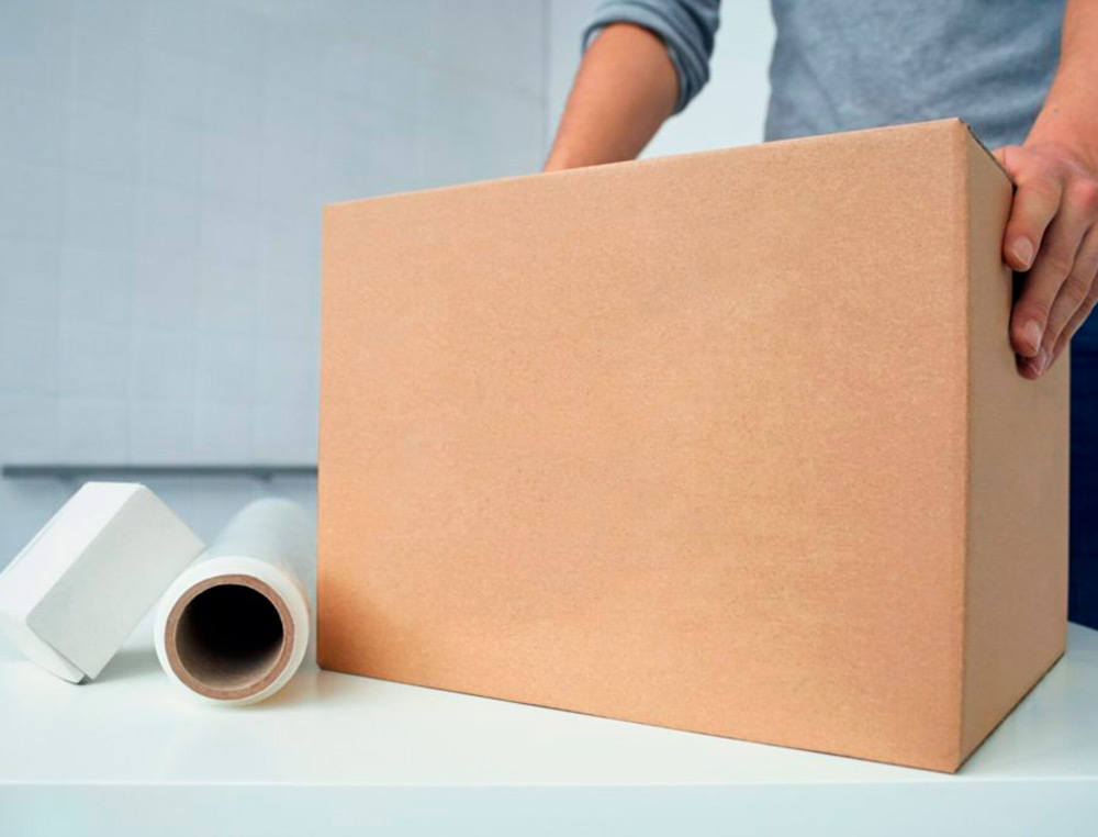 Q-CONNECT - Caja para embalar us os varios carton doble canal marron 172x217x110 mm (Ref. 152601)