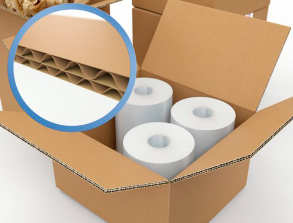 Q-CONNECT - Caja para embalar us os varios carton doble canal marron 304x150x217 mm (Ref. 152602)