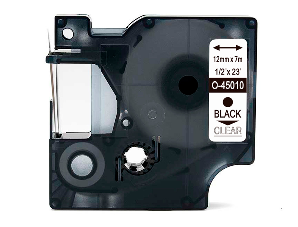 Q-CONNECT - Cinta 1000 negro-blanco 9 mm x 7mt dymo (Ref. KF18792)