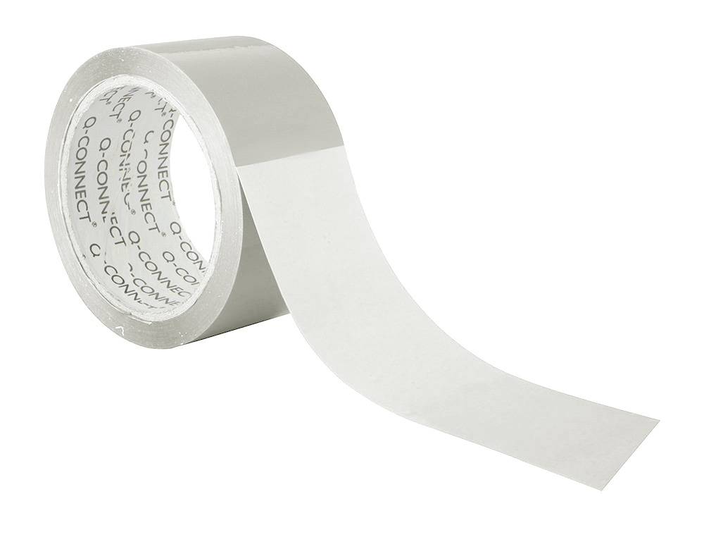 Q-CONNECT - Cinta adhesiva polipropileno transparente 132 mt x 50 mm para embalaje (Ref. KF11269)