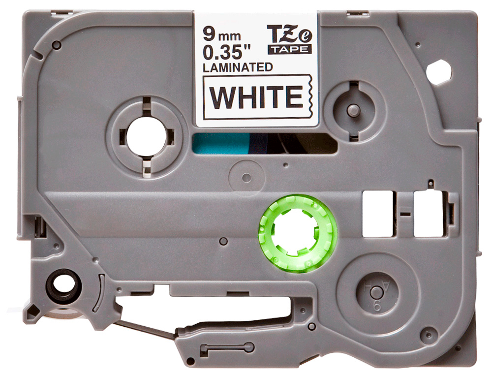 Q-CONNECT - Cinta tze-221 blanco-negro 9mm longitud 8 mt (Ref. KF18796)