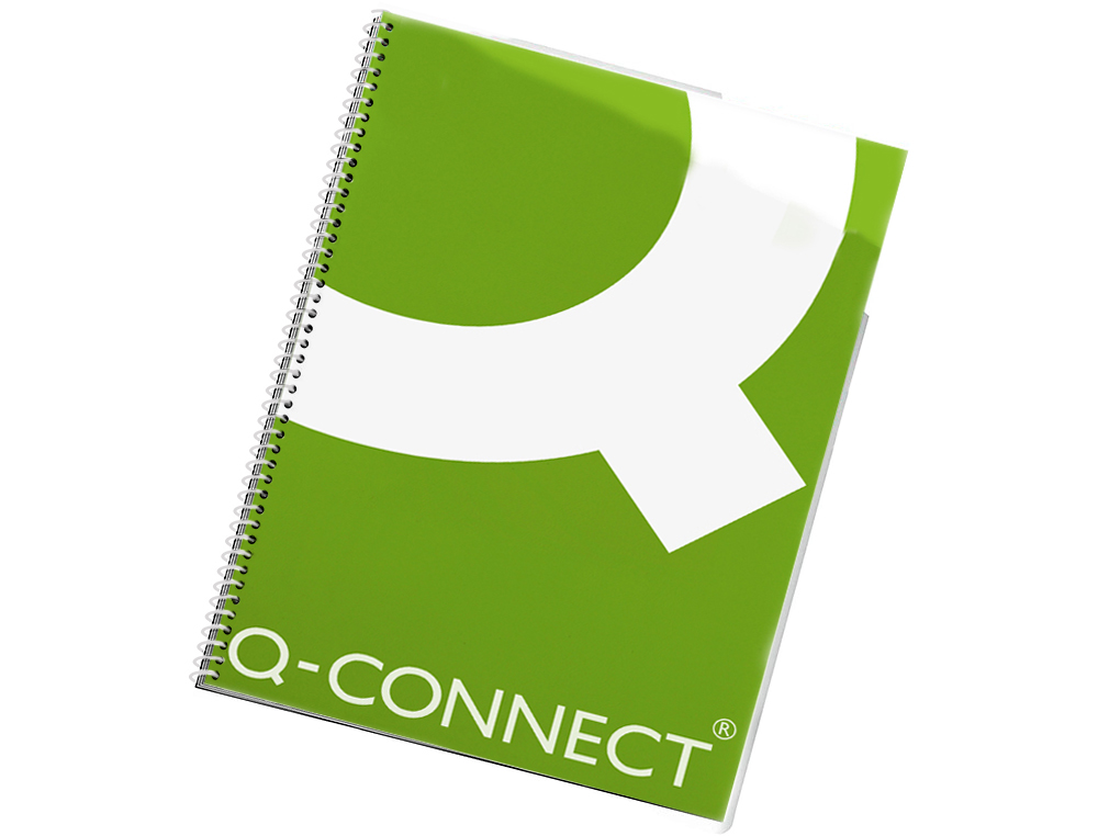 Q-CONNECT - Espiral metalico blanco 64 5:1 18mm 1,2mm caja de 100 unidades (Ref. KF17129)