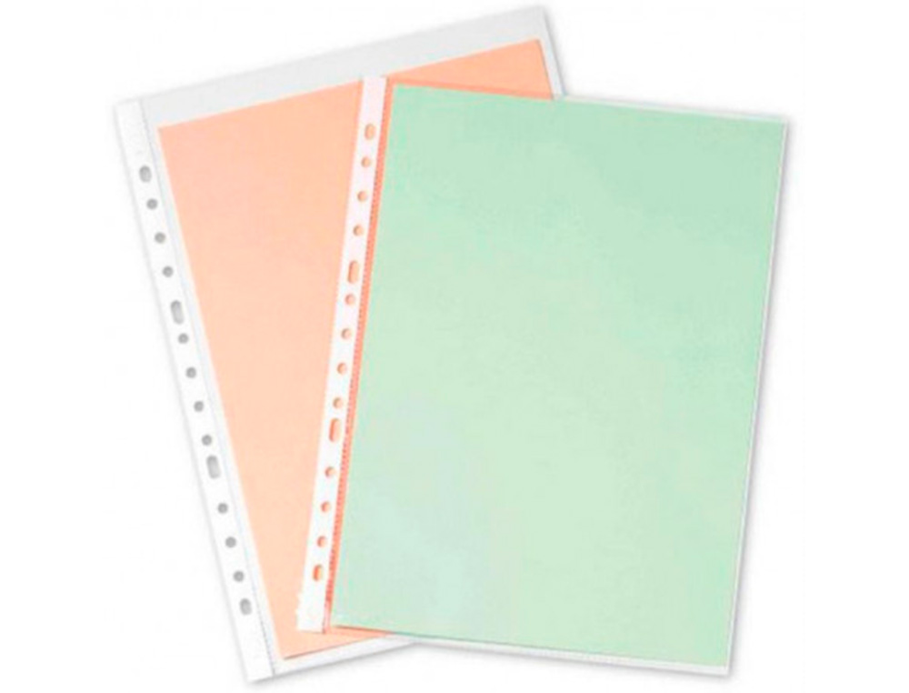 Q-CONNECT - Funda multitaladro folio 80 mc piel de naranja caja de 1400 unidades (Ref. KF11110)